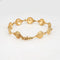 Bracelet 47 Golf Ball Bracelet Yellow Gold Sporting Jewelry Links Stacking 58 Facettes G12157
