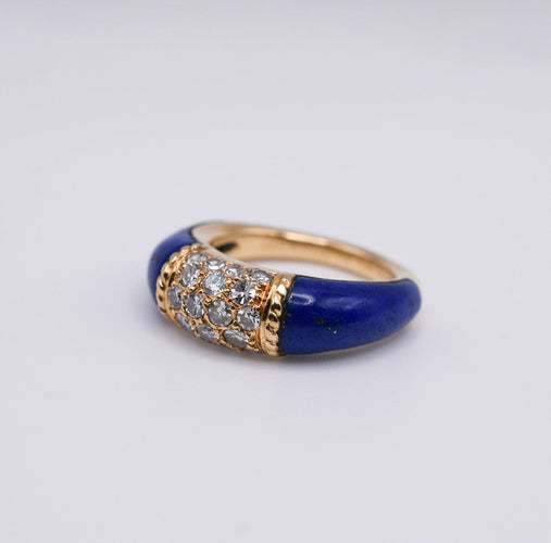 Bague VAN CLEEF & ARPELS - Bague Philippine Lapis Lazuli et Diamants 58 Facettes