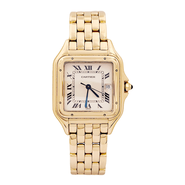 Montre Montre Cartier ,"Panthère", or jaune. 58 Facettes 34111