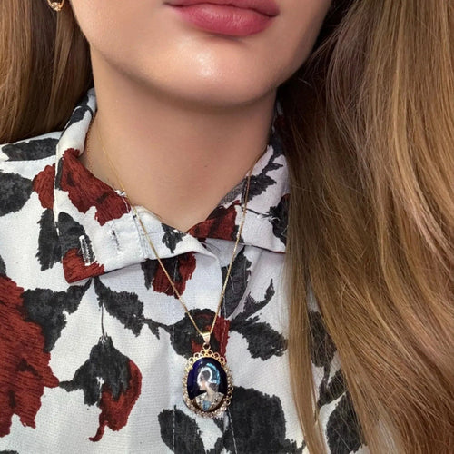 Pendentif Pendentif Email Or Jaune 18k 58 Facettes 2-PEA4-GS29789