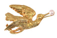 Victorian Stork Brooch-Pendant Pendant 58 Facettes 24071-0151