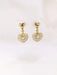 Ring Diamond and aquamarine heart earrings 58 Facettes J332