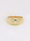 Bague Bague jonc or jaune diamant 0,2 ct 58 Facettes J150