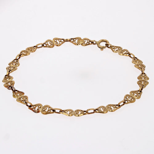 Bracelet Bracelet en or jaune filigrané 58 Facettes 24-330B