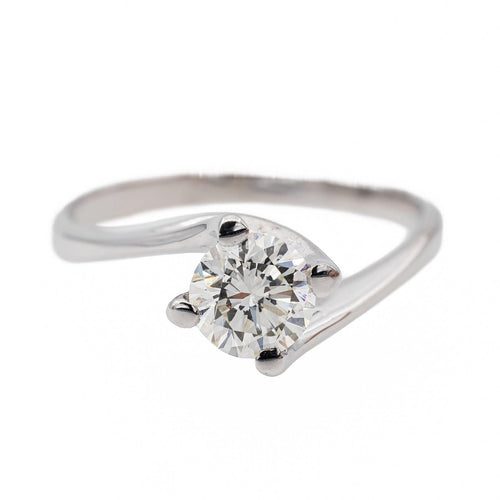 Bague 52 Bague Solitaire Or blanc Diamant 58 Facettes 3227158CN