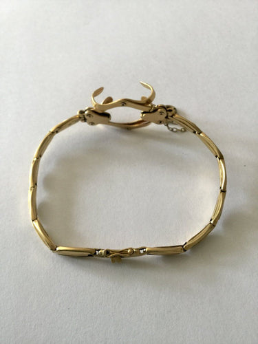 Bracelet Porte montre Gousset Or jaune