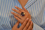 Bague Bague ancienne améthyste et perles fines 58 Facettes 27043dv