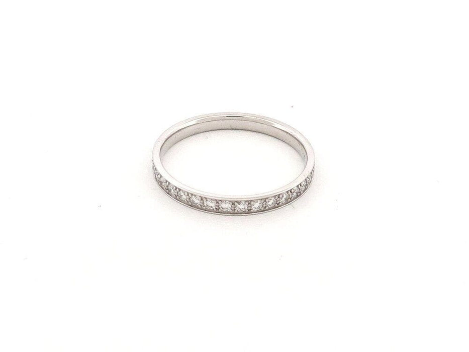 Bague 55 bague MAUBOUSSIN alliance parce que je l'aime en or blanc diamants 58 Facettes 263993