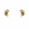 Boucles d'oreilles Puces d'oreilles d'occasion émeraudes diamants or jaune 58 Facettes 24-332A