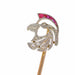 Art Deco Majesty Brooch: The Falcon Head Stickpin 58 Facettes 24037-0156