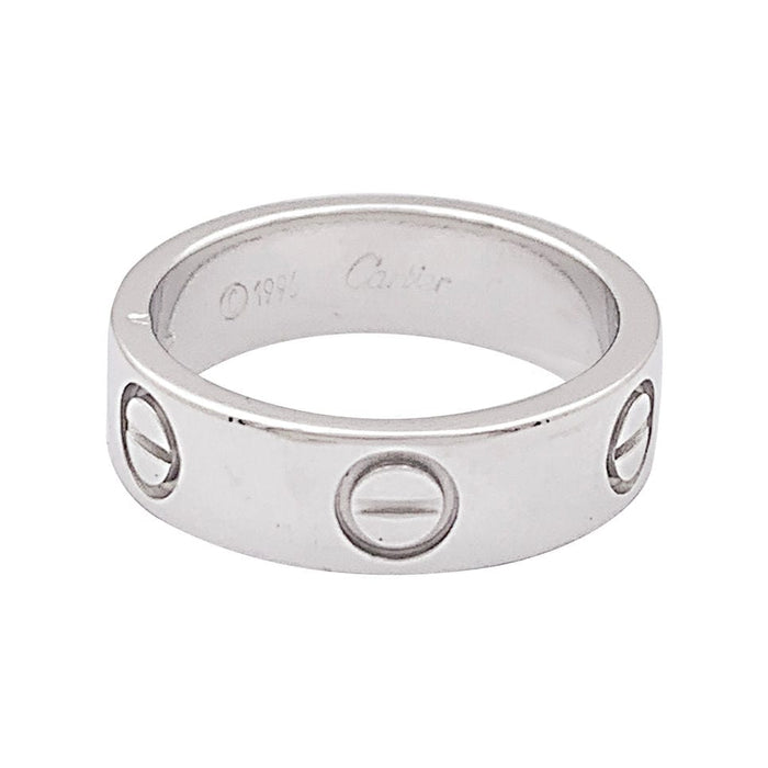 Bague 52 Bague Cartier "Love" or blanc. 58 Facettes 34010