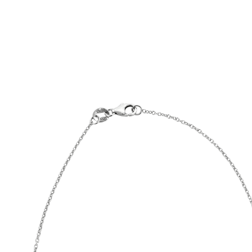 Collier COLLIER OR BLANC DIAMANTS & AIGUE MARINE. 58 Facettes BO/240006 RIV