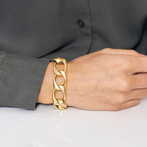 Bracelet Bracelet groumette ou jaune 58 Facettes HOU5433