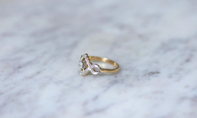 Bague Bague Belle Epoque Infini Diamants 58 Facettes