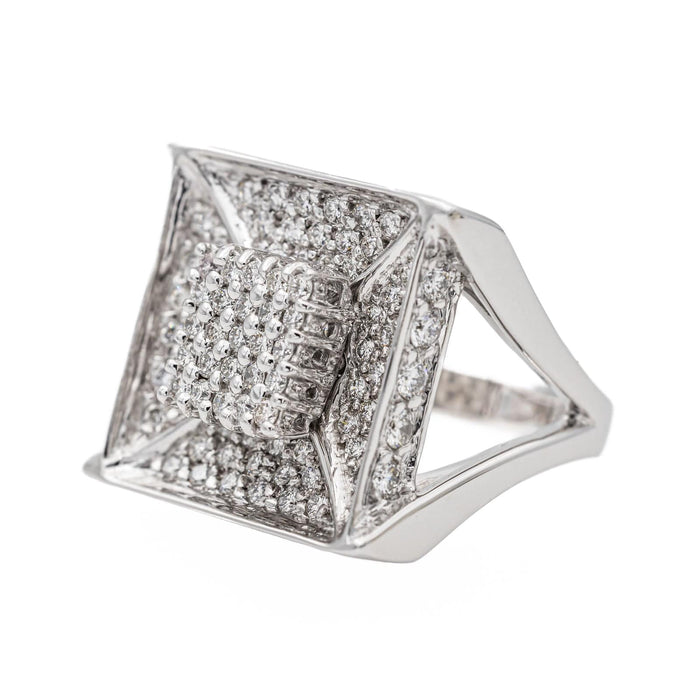 Bague 51.5 Bague Or blanc Diamant 58 Facettes 3389097CN