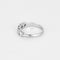 Bague 55 Alliance or blanc et diamants 58 Facettes ENG11286