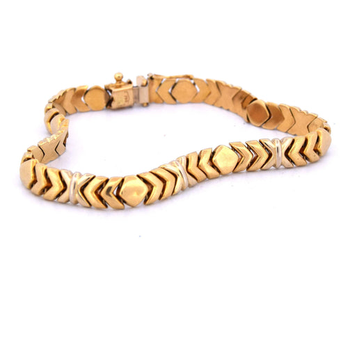 Bracelet vintage en or jaune