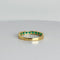 Bague 17 Bague vintage avec émeraudes 58 Facettes 2505012