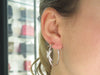 Boucles d'oreilles boucles d'oreilles MAUBOUSSIN creoles mes nuances a toi or blanc diamants 58 Facettes 261384