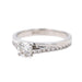 Bague 50 Bague Solitaire Or blanc Diamant 58 Facettes 3694714CN