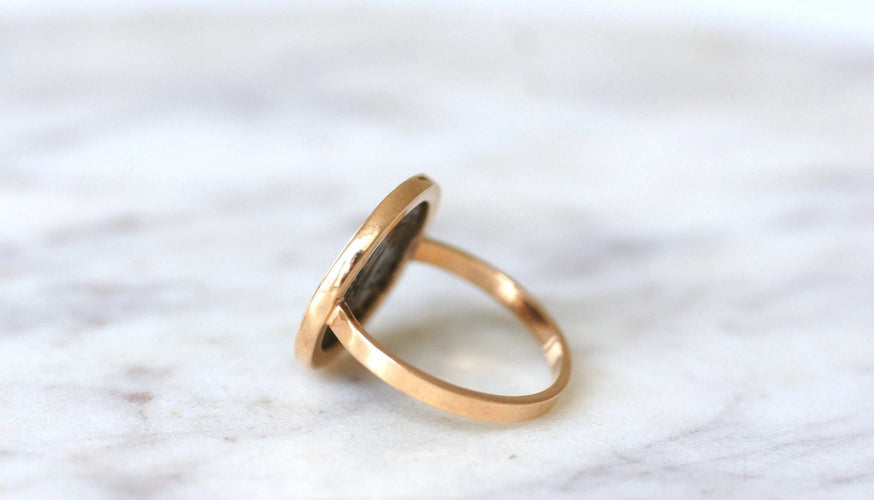 Bague 57 Bague pièce romaine Nummus 58 Facettes