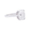 Bague 52 Solitaire Chaumet platine, diamant. 58 Facettes 33543