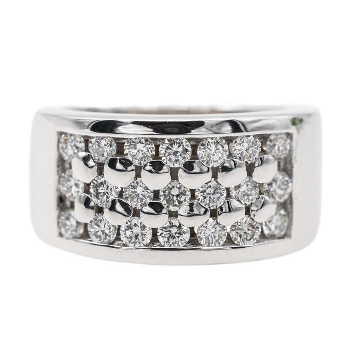 Bague 52.5 Bague Cocktail Or blanc Diamant 58 Facettes 2905205CN