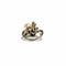 Bague 47 Bague or gris bouquet de perles 58 Facettes REF2573-340
