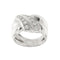 Bague 54 Bague bandeau or blanc diamants 58 Facettes 29354