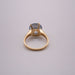 Ring 53 Solitaire Yellow Gold & Topaz 58 Facettes