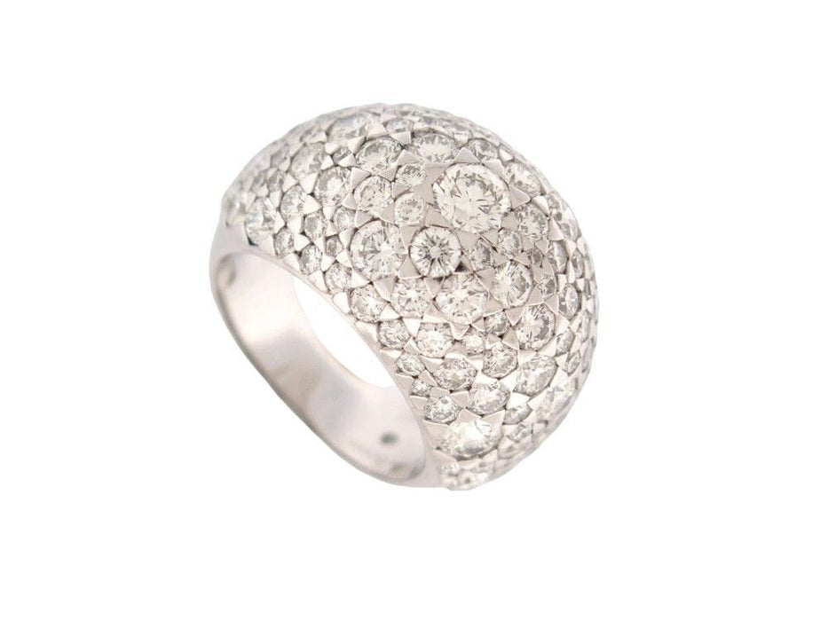 Bague 53 bague DE BEERS ice on fire en or blanc et diamant 58 Facettes 264198