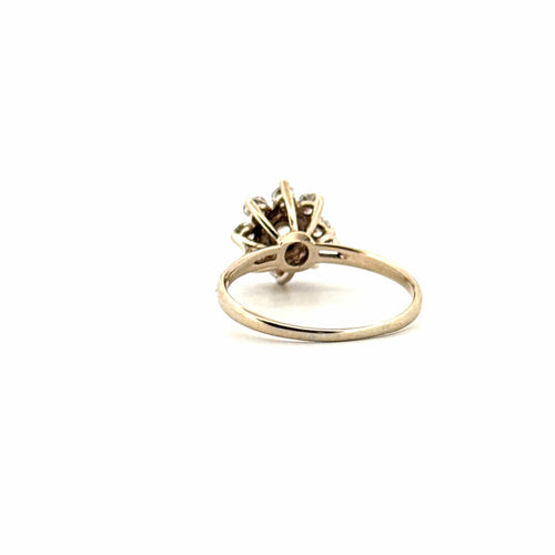 Bague 57 Bague Marguerite Or blanc & Diamants 58 Facettes 54-GS32189