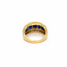 Bague 53 Illario - Natural Sapphire and Diamond Band Ring 58 Facettes