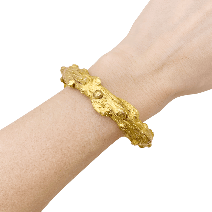 Bracelet Bracelet "Chêne" or jaune. 58 Facettes 34210