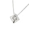 Collier en or blanc avec un diamant de 0,10 ct
