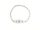 Bracelet bracelet FRED chance infinie mm diamants & chaine or blanc +cable vert 58 Facettes 263860
