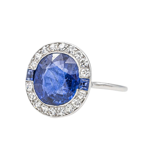 Bague Bague Platine Saphir 58 Facettes 3672192CN