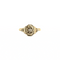 Bague 59 Solitaire Art- Déco Or Jaune & Diamant 58 Facettes 42-GS35409-2