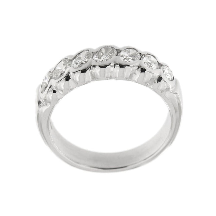 Bague 55 Bague Rivière avec diamants 1,19 ct 58 Facettes 33658