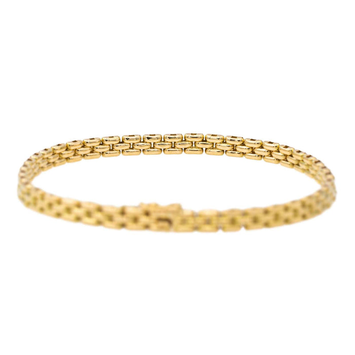 Bracelet Cartier Bracelet Maille panthère Or jaune 58 Facettes 3002289CN