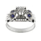 Bague Bague avec saphirs et diamants 58 Facettes 30533