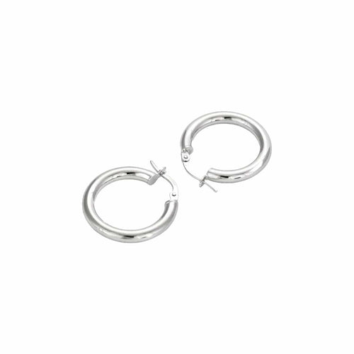 Boucles d'oreilles BOUCLES D'OREILLES CRÉOLES OR BLANC 58 Facettes BO/230118