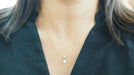 Collier Collier solitaire or bicolore diamant 58 Facettes 31767