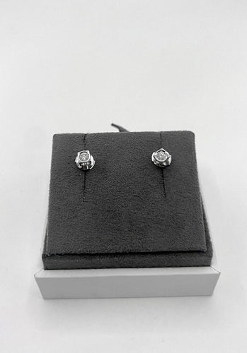 Boucles d'oreilles Boucles d'oreilles DINH VAN Cubisme Trilogie Cube Or Blanc 750/1000 58 Facettes 65429-61870