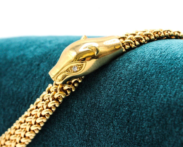 Bracelet or jaune panthère