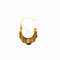 Boucles d'oreilles Boucles d'oreilles créoles savoyardes or jaune 58 Facettes
