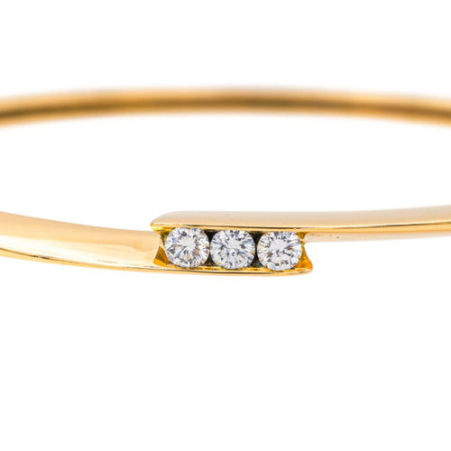 Bracelet Bracelet Jonc  Or jaune Diamant 58 Facettes 4036395CN