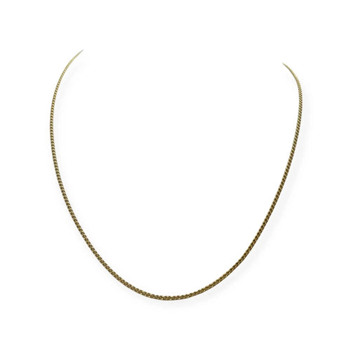 Collier Chaîne maille gourmette en or jaune 750 64cm 58 Facettes 330082285