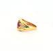 Bague Bague vintage en or jaune , rubis et diamants 58 Facettes