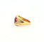 Bague vintage en or jaune , rubis et diamants